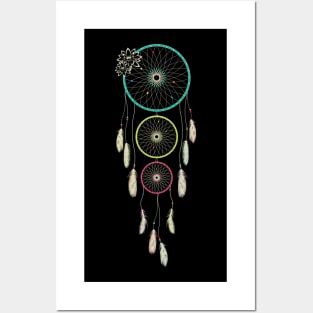 Lotus Dream Catcher Ambiance Posters and Art